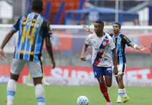 Bahia empata com o Grêmio na Fonte Nova e torcida protesta contra má fase