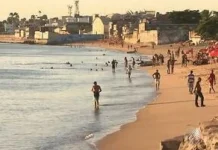 Corpo é encontrado na praia do Cantagalo em Salvador