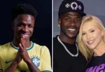Visual de Vini Jr. chama atenção da web após aparição em evento com Virginia Fonseca